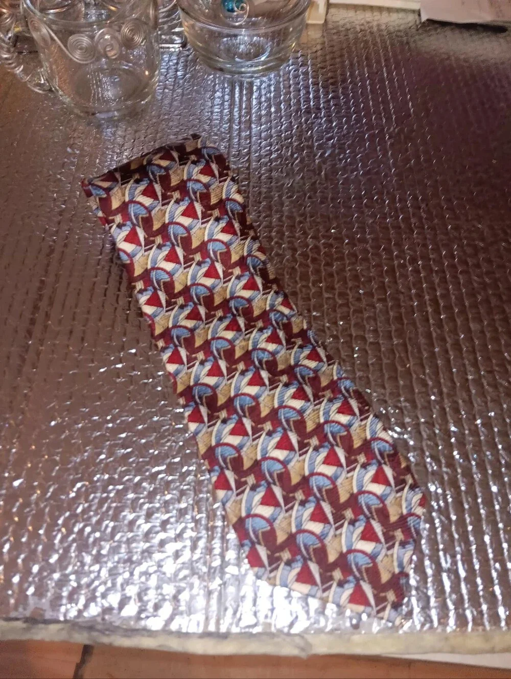 Jerry Garcia 100% Silk Mens Necktie Graphic Print Multi Color